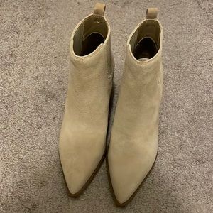 Marc Fisher suede ankle booties